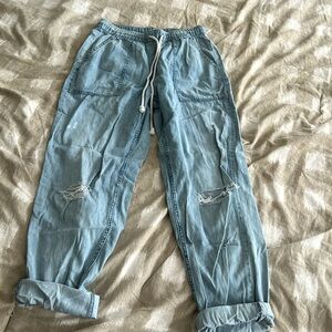 aerie loose jeans